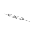 TP Products Rotisserie Shaft & Prongs (DOUBLE SET)(Stainless-Steel)