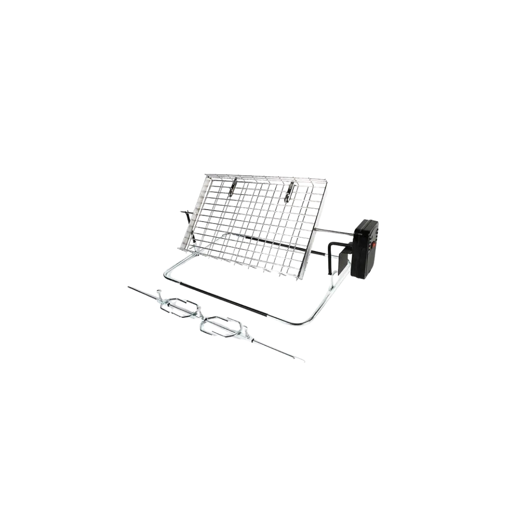 LK’s Rotisserie – Large Flat Basket & Spit