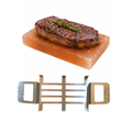 Himalayan Salt Block & Holder – Premium Cooking & Serving Experience 🔥🧂