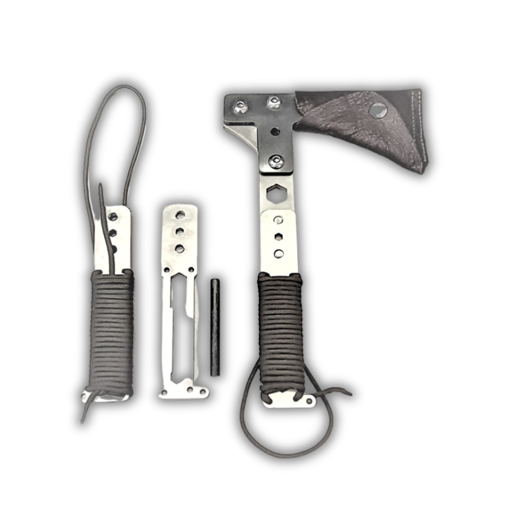 HAXET Modular Multi-Function Axe Tool Set | Compact Hatchet, Axe, Hammer & Chisel |