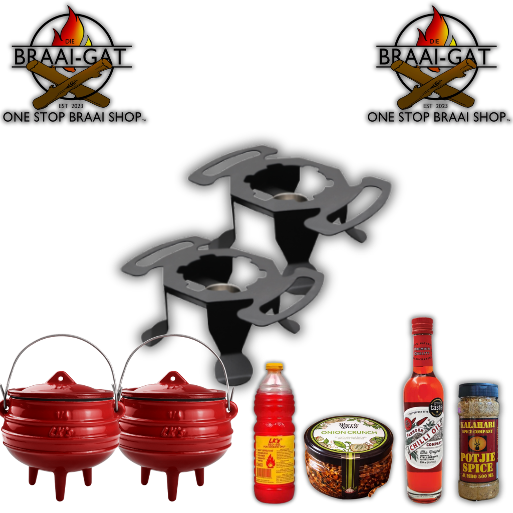 1/4 Potjie Cooking Starter Combo | Complete Mini Potjie Set |