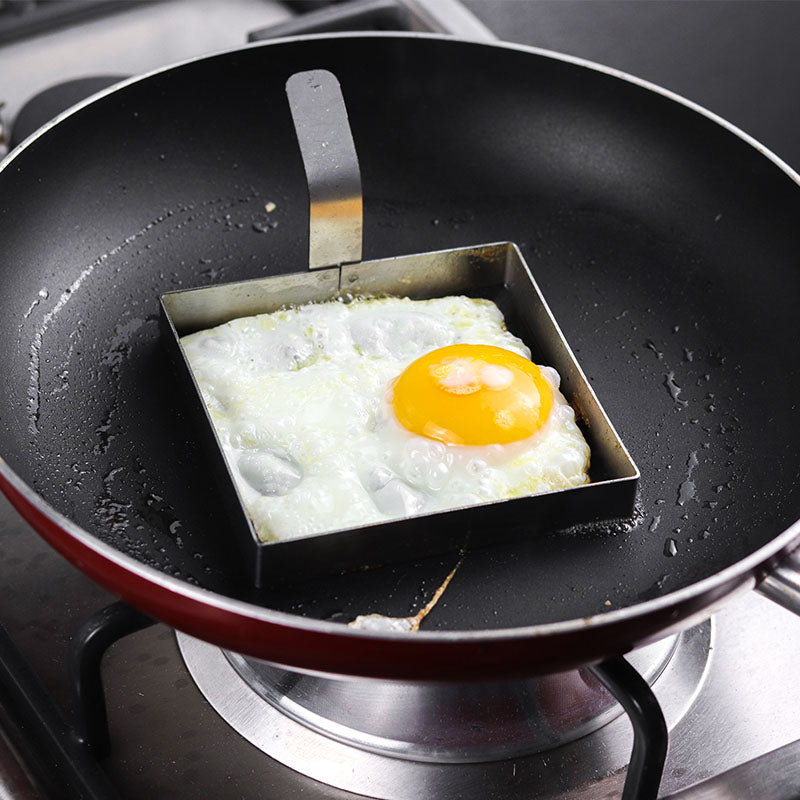 LK’s Egg Rings – Round & Square (430 Stainless Steel)