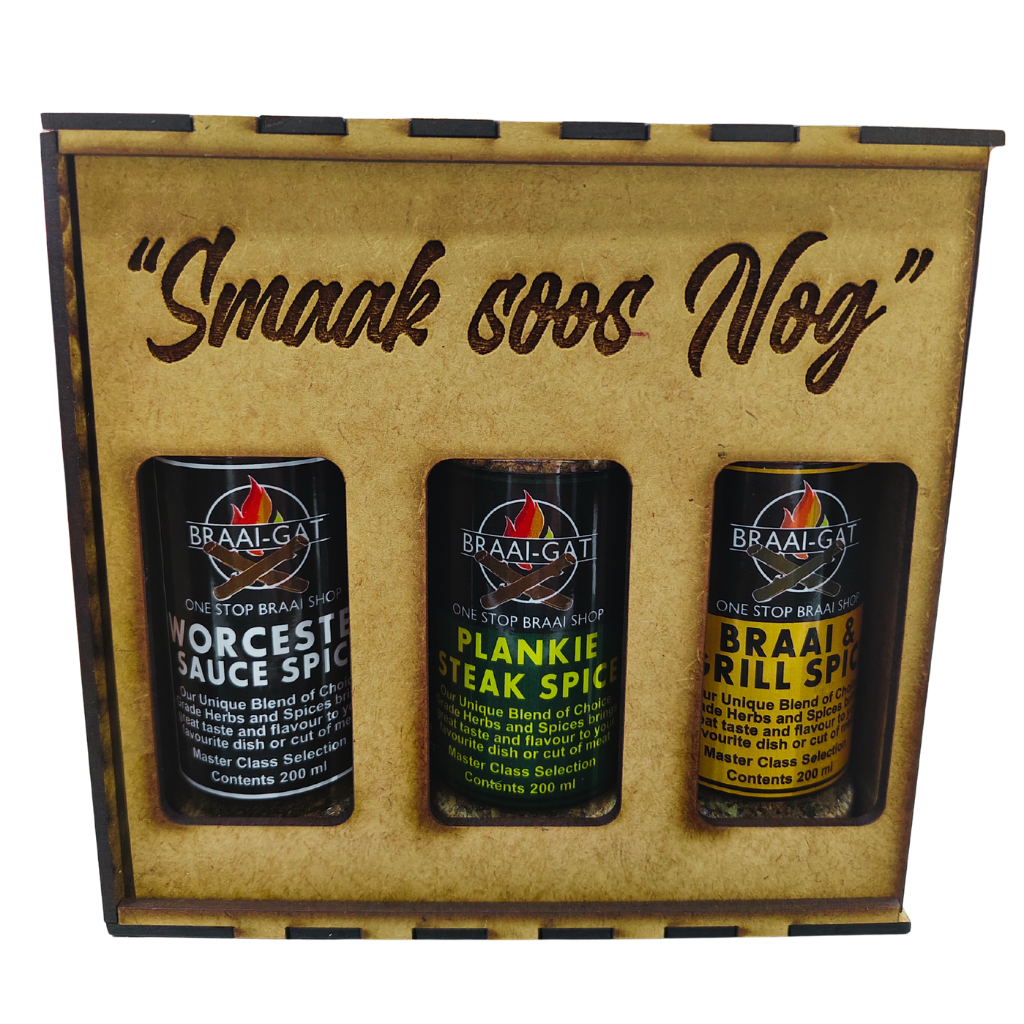Smaak Soos Nog Spice Gift Box | The Ultimate Braai Spice Gift | Die Braai Gat