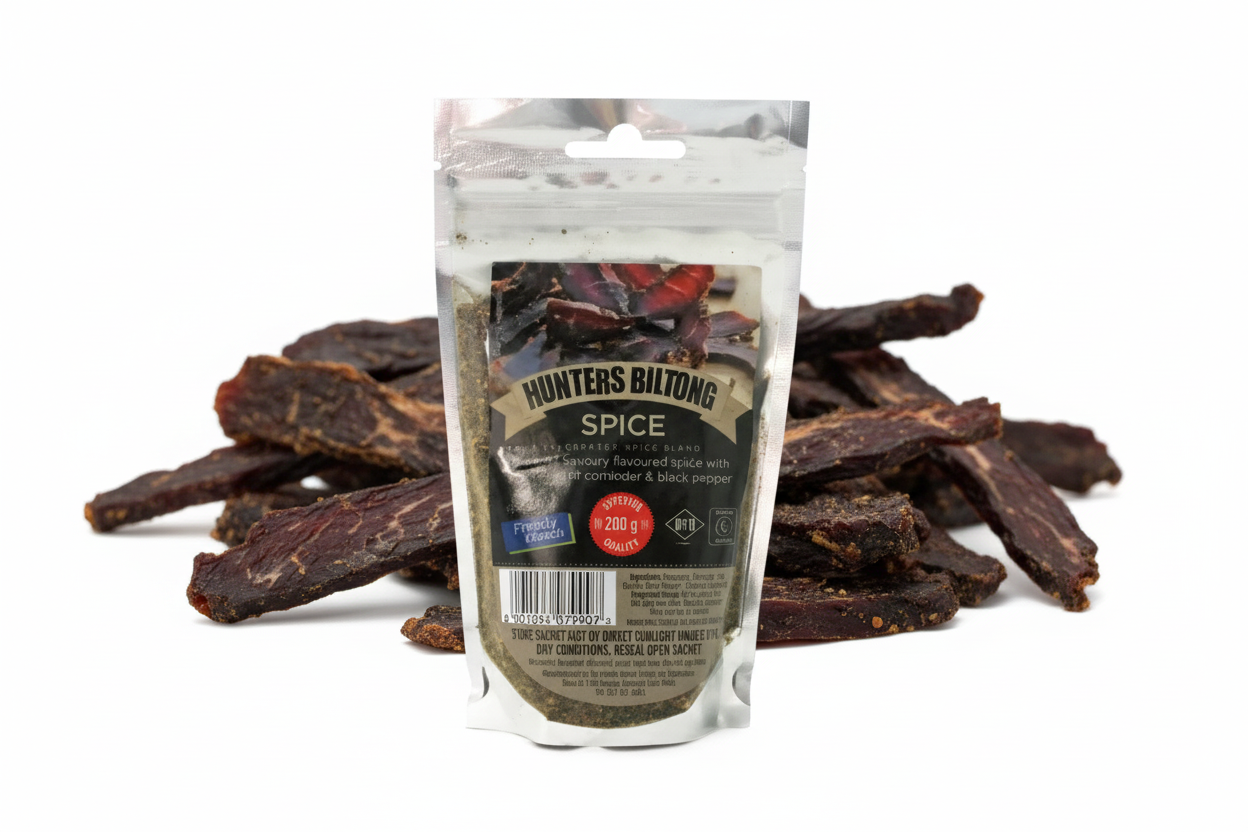 Freddy Hirsch Biltong Spice 200g Doypack – Make Authentic South African Biltong at Home 🔥