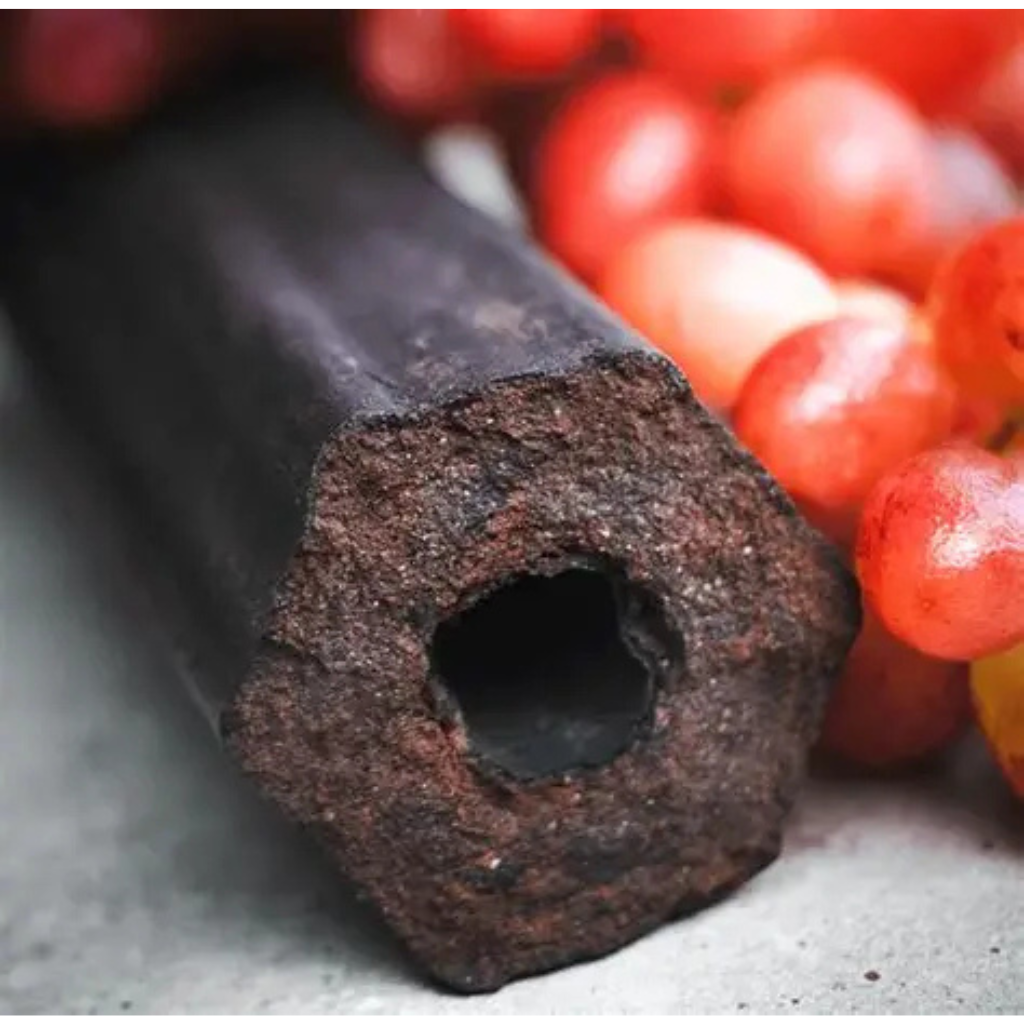 Eco-Friendly Vino Compressed Grapeseed Logs – Clean, Sustainable Firewood Alternative 🔥
